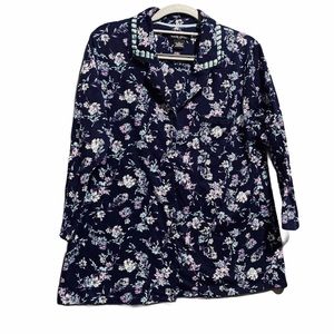 ☘️Earth Angels floral blouse size m